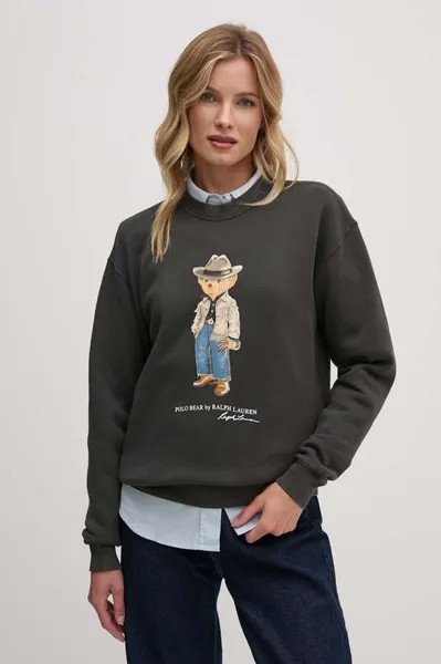 Толстовка Polo Ralph Lauren, серый