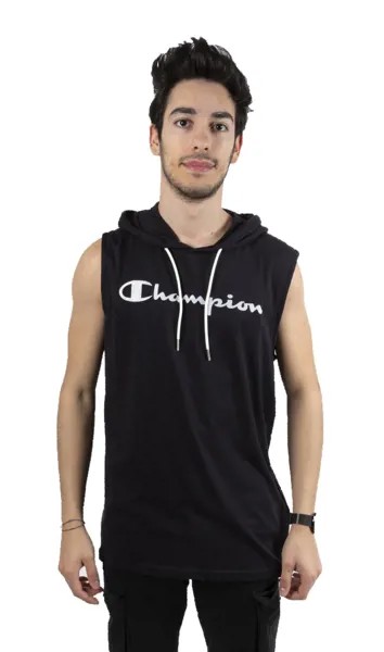 Майка мужская Champion Legacy American Classics Hooded Sleeveless T-Shirt черная S
