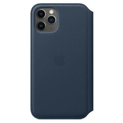 Чехол Apple IPhone 11 Pro Max Leather Folio Deep Sea