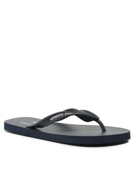 Шлепанцы мужские Armani Exchange XUQ002 XV676 00285 синие 41 EU