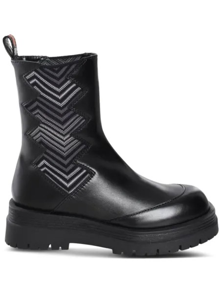 Сапоги Missoni с вышитым дизайном, черный
