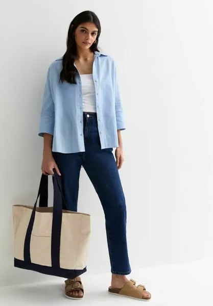 Рубашка-блузка LOOK 3/4 SLEEVE New Look, синий
