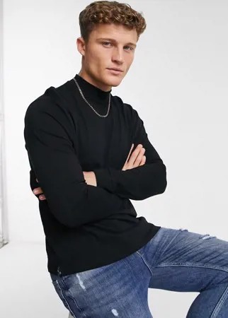 Черная водолазка Topman-Черный