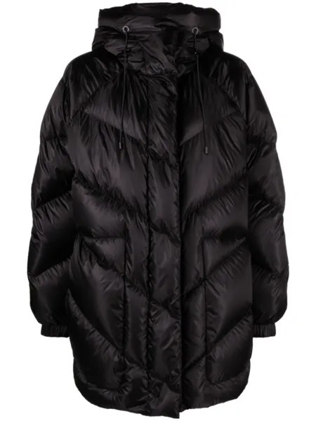 Moncler стеганый пуховик, черный