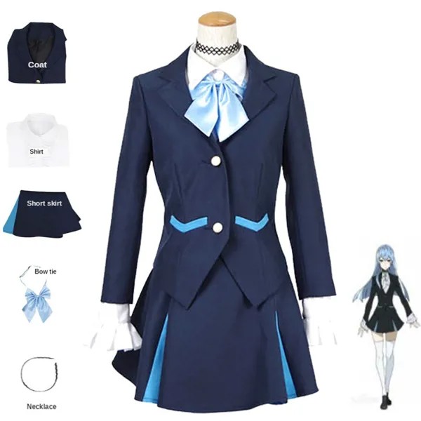 Костюм для косплея Норико из аниме Kiznaiver Sonozaki, юбка, пальто, галстук, ожерелья для мужчин и женщин, взрослый Японский Школьный костюм Jk