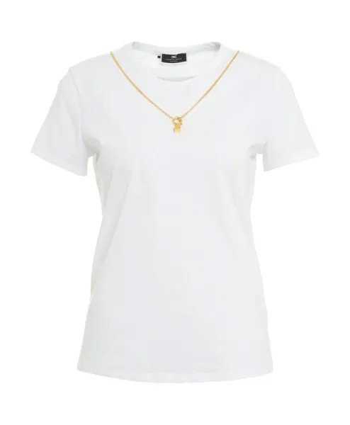 Футболка Elisabetta Franchi, белый