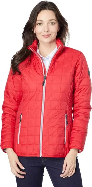Куртка Rainier Primaloft Eco с полной молнией Cutter & Buck, красный