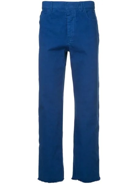 Haider Ackermann прямые брюки, синий