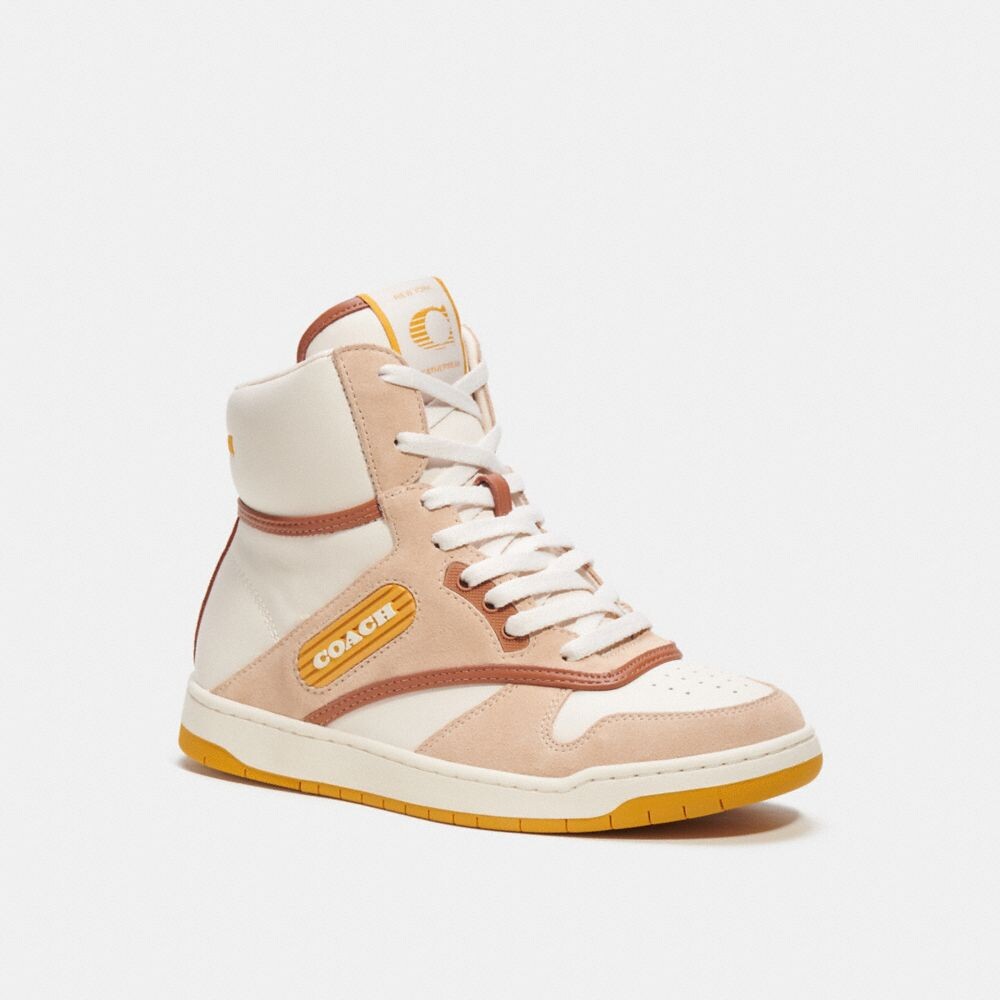 Кроссовки COACH High Top, цвет Chalk/Beechwood