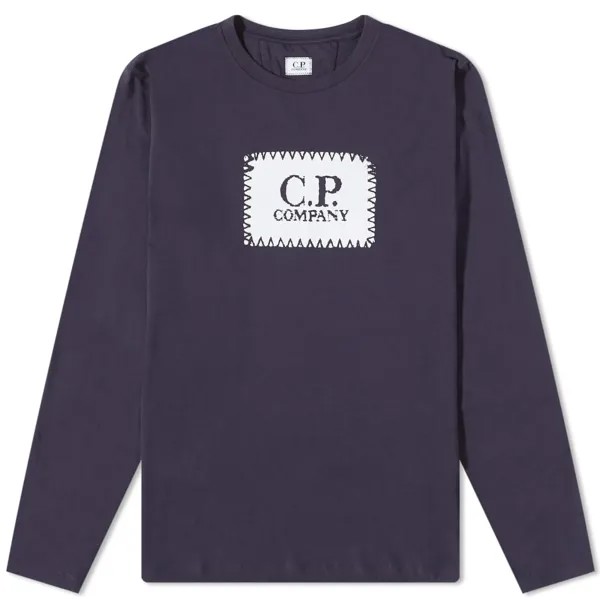 Футболка C.P. Company Long Sleeve Patch Logo Tee