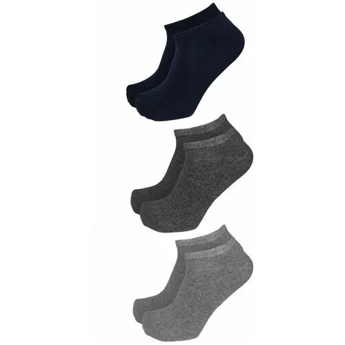 Носки Tuosite, 3 пары, размер 44-45, серый