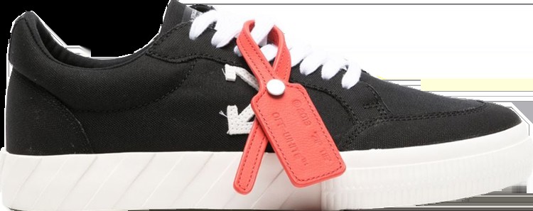 Кроссовки Off-White Vulc Sneaker 'Black White', черный