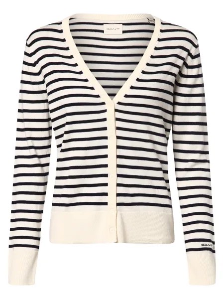 Кардиган Gant Strickjacke, цвет ecru marine