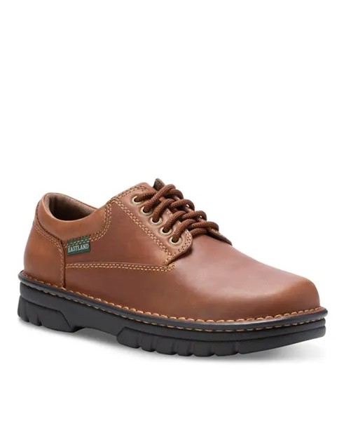 Мужские повседневные оксфорды с однотонным узором Eastland Shoe, коричневый