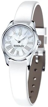 Fashion наручные  женские часы Sokolov 155.30.00.000.01.02.2. Коллекция Flirt