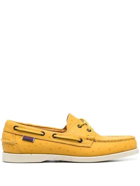 Sebago топсайдеры в горох, желтый