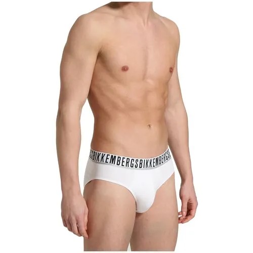 Трусы BIKKEMBERGS Essential - 3-Pack Men's Briefs, 3 шт., размер XL, белый