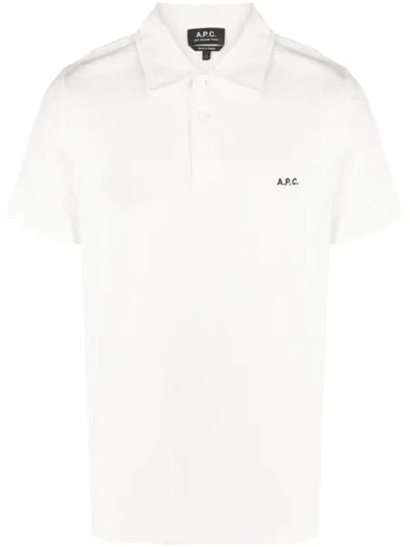 A.P.C. рубашка поло Antoine, белый