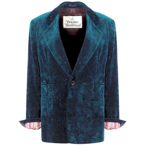 Пиджак Vivienne Westwood, средней длины, размер 48, зеленый