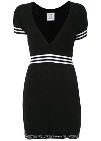 Chanel Pre-Owned платье Sports Line с короткими рукавами