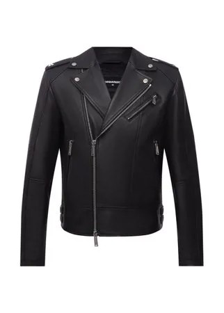 Кожаная куртка Dsquared2