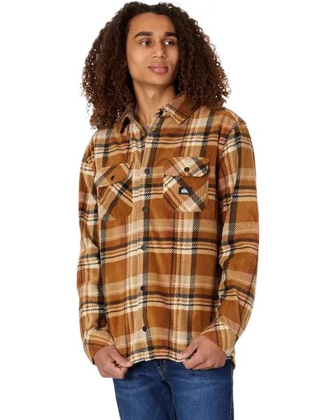 Рубашка Quiksilver Surf Days Long Sleeve Fleece, цвет Bone Brown Surf Days
