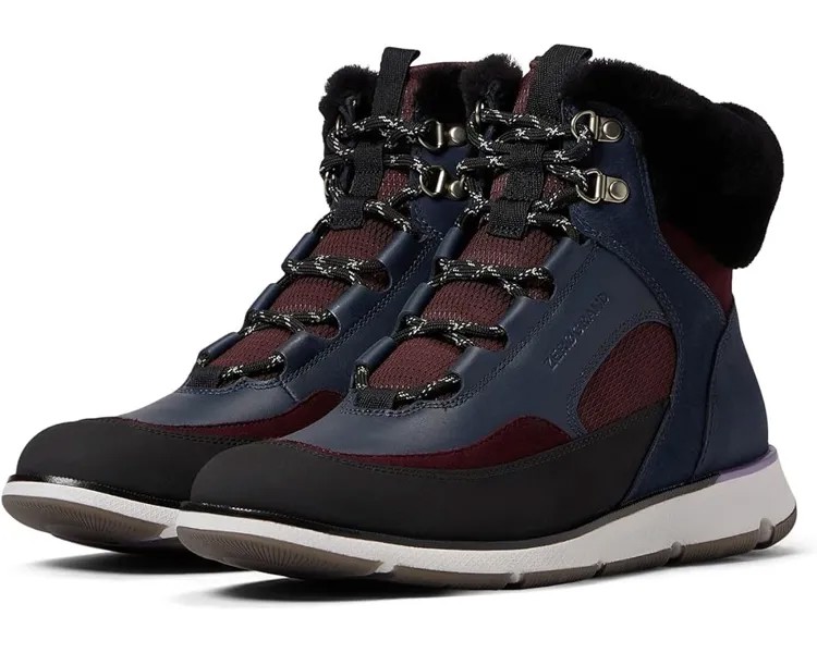 Ботинки Cole Haan 4.Zerogrand Leather Hiker, цвет Navy Ink/Blue Nights/Ch Black Garnet