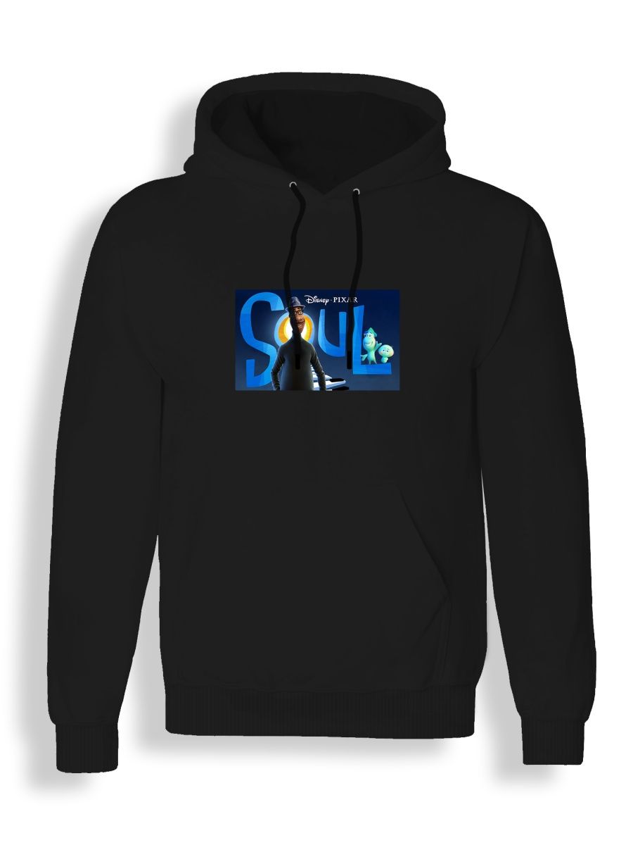 Худи унисекс СувенирShop Душа/Soul/Мультфильм 4 черное 2XL