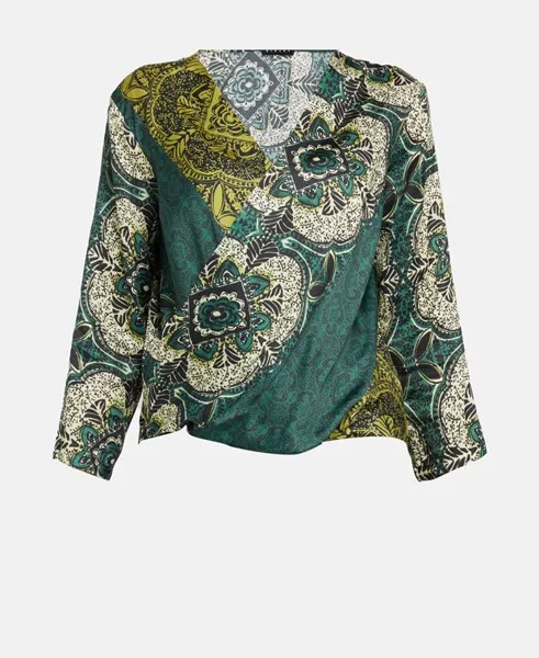 Рубашка блузка Sisley, лаймовый