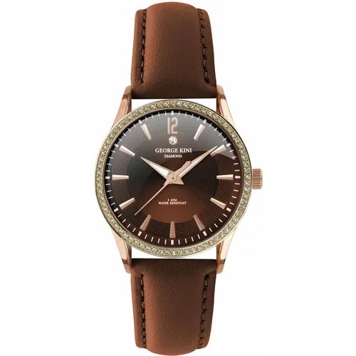 Наручные часы GEORGE KINI George Kini GK.25. R.3R.1.3.3(SP), коричневый