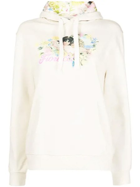 Fiorucci logo drawstring hoodie