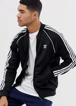 Черная спортивная куртка adidas Originals superstar CW1256-Черный