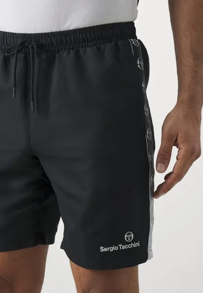 Спортивные шорты Gradiente Shorts Sergio Tacchini, черный/белый