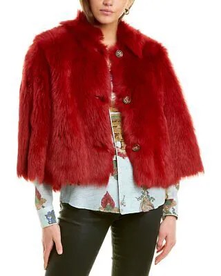 Red Valentino Женская куртка Fuzzy Red 40