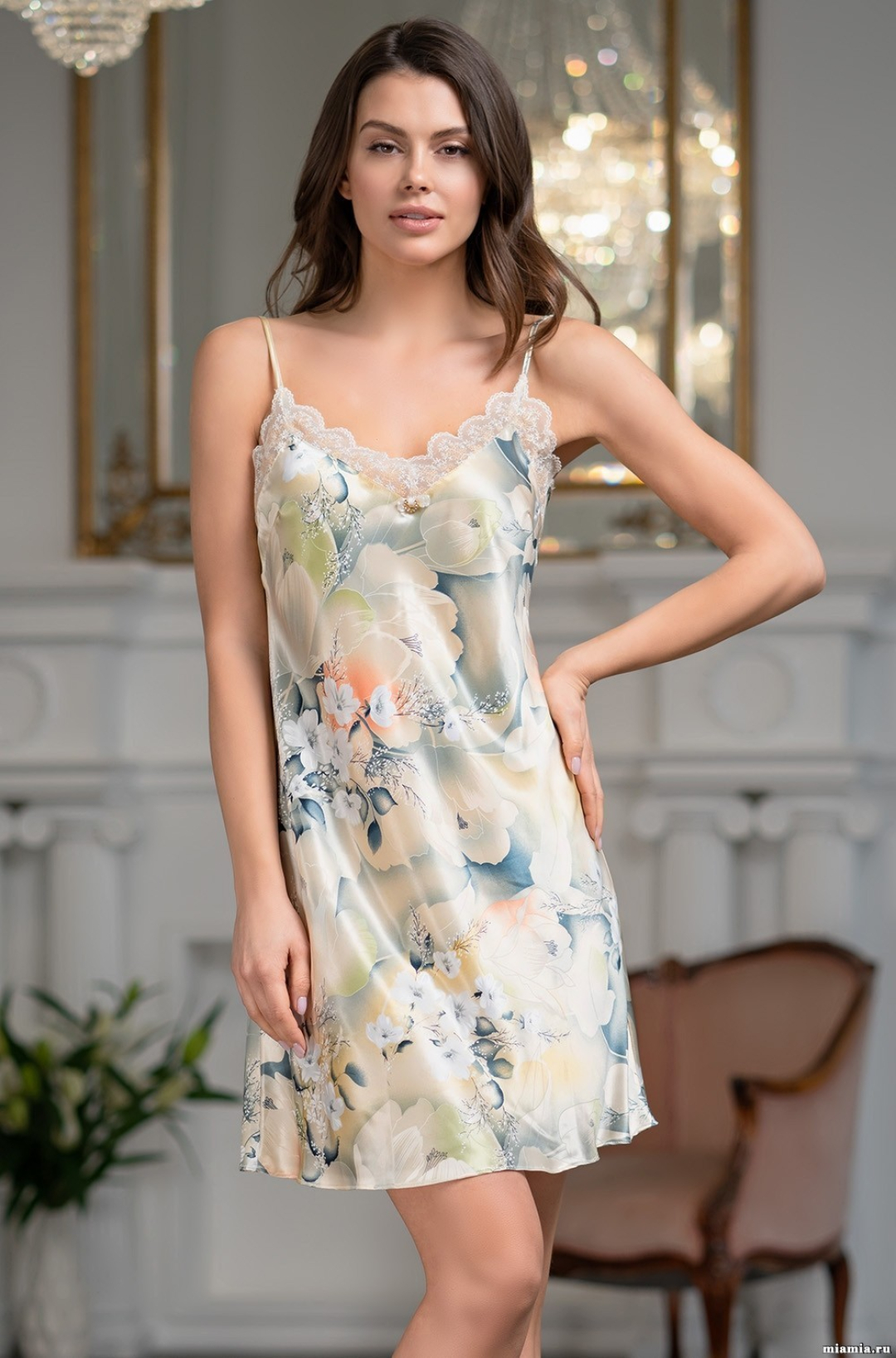 Ночная сорочка женская Mia-Amore 3530 разноцветная L