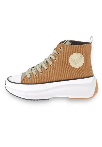 Высокие кроссовки Christa Kaporal, цвет hazelnut