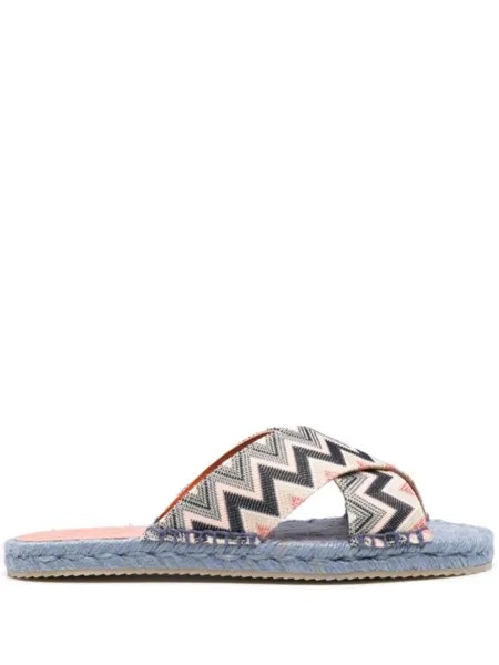 Missoni эспадрильи с узором зигзаг, черный