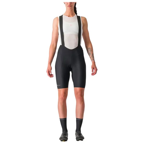 Велосипедные шорты Castelli Women's Espresso DT Bibshort, черный