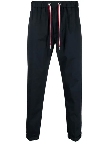 Спортивные брюки с кулиской Moncler, синий