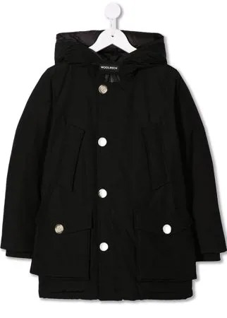 Woolrich Kids пуховик с капюшоном