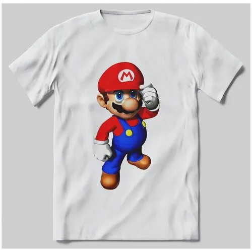 Футболка с принтом Mario - 233