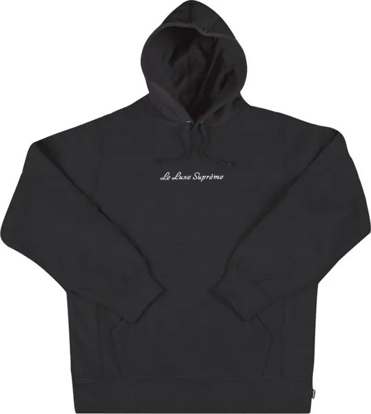 Толстовка Supreme Le Luxe Hooded Sweatshirt 'Black', черный