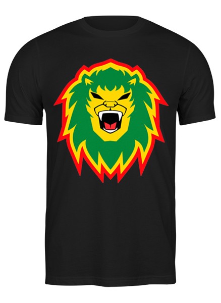 Футболка унисекс Printio Rastaleon черная 3XL