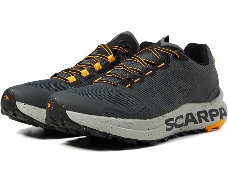 Кроссовки Scarpa Spin Planet, цвет Anthracite/Saffron