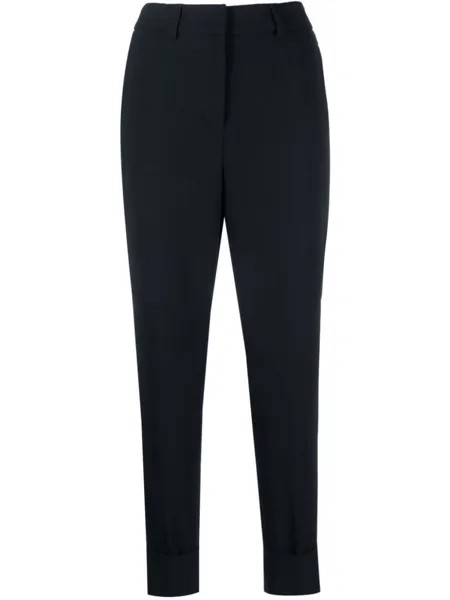 Peserico tapered-leg trousers, синий