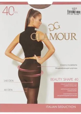 Колготки Glamour Beauty Shape 40 den, размер 5-XL, miele (бежевый)