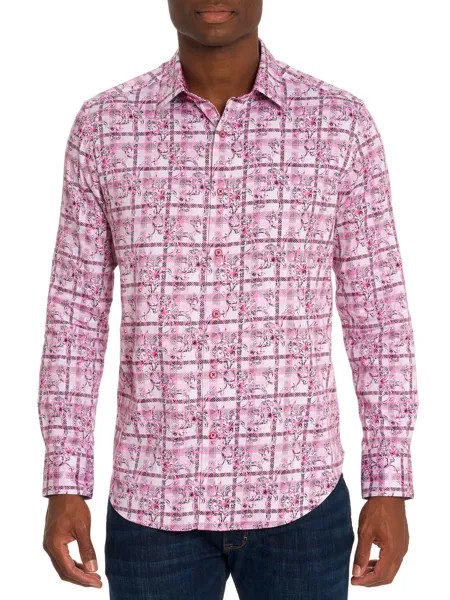Рубашка Vine Stretch из ткани Robert Graham