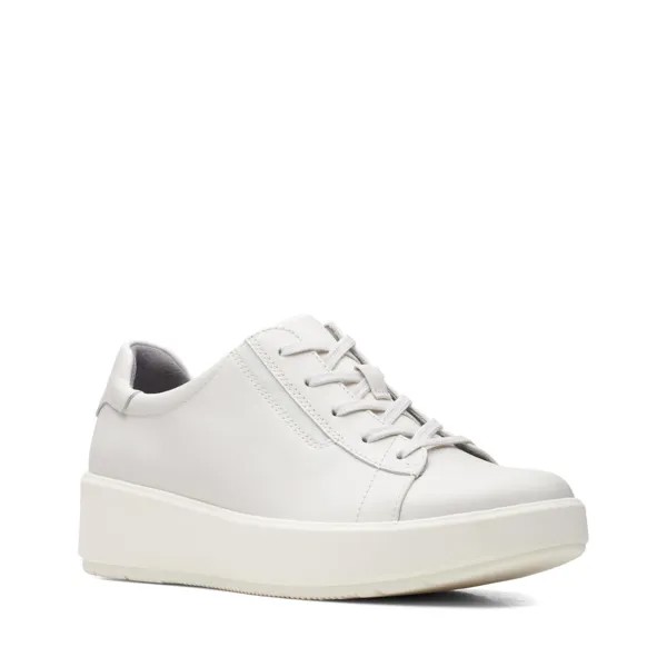 Женские кеды Clarks (Layton Lace 26162085), белые