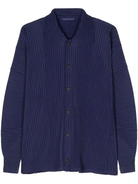 Homme Plissé Issey Miyake куртка-рубашка Heather Pleats, фиолетовый