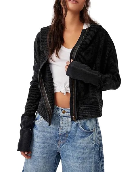 Худи Free People Mason, черный